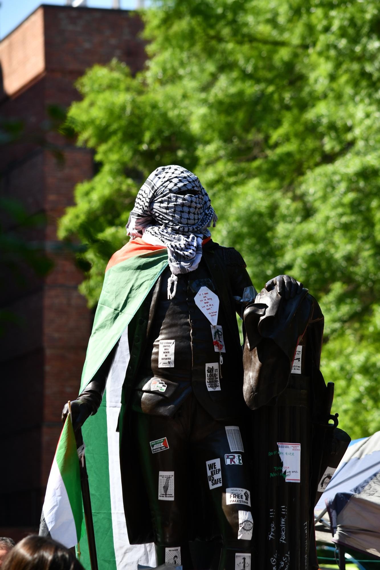 Georgetown Students Remain in Encampment After Seven Days, Legislators’ Visit