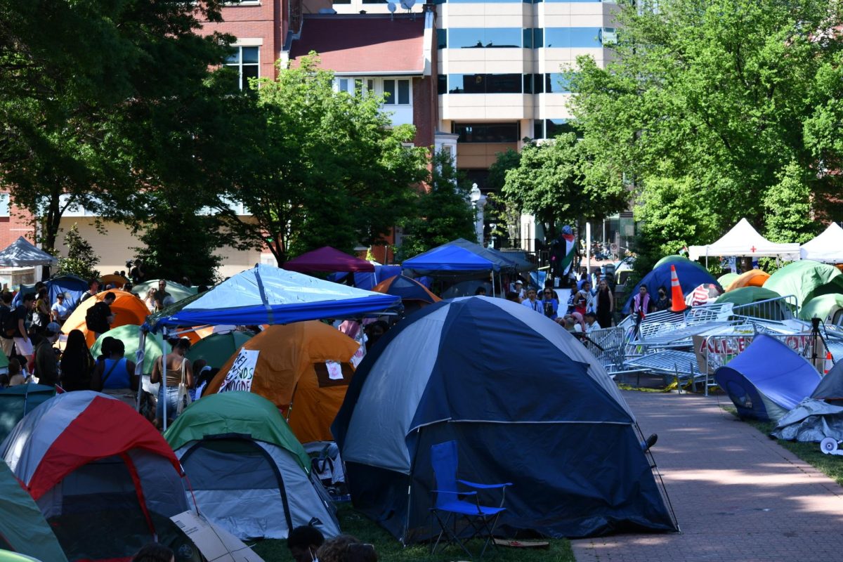 Georgetown Students Remain in Encampment After Seven Days, Legislators’ Visit