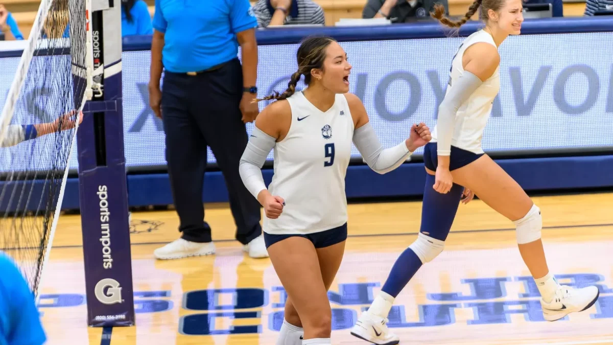 Volleyball Hoyas emerged victorious in a commanding 3-0 shutdown vs. Hampton