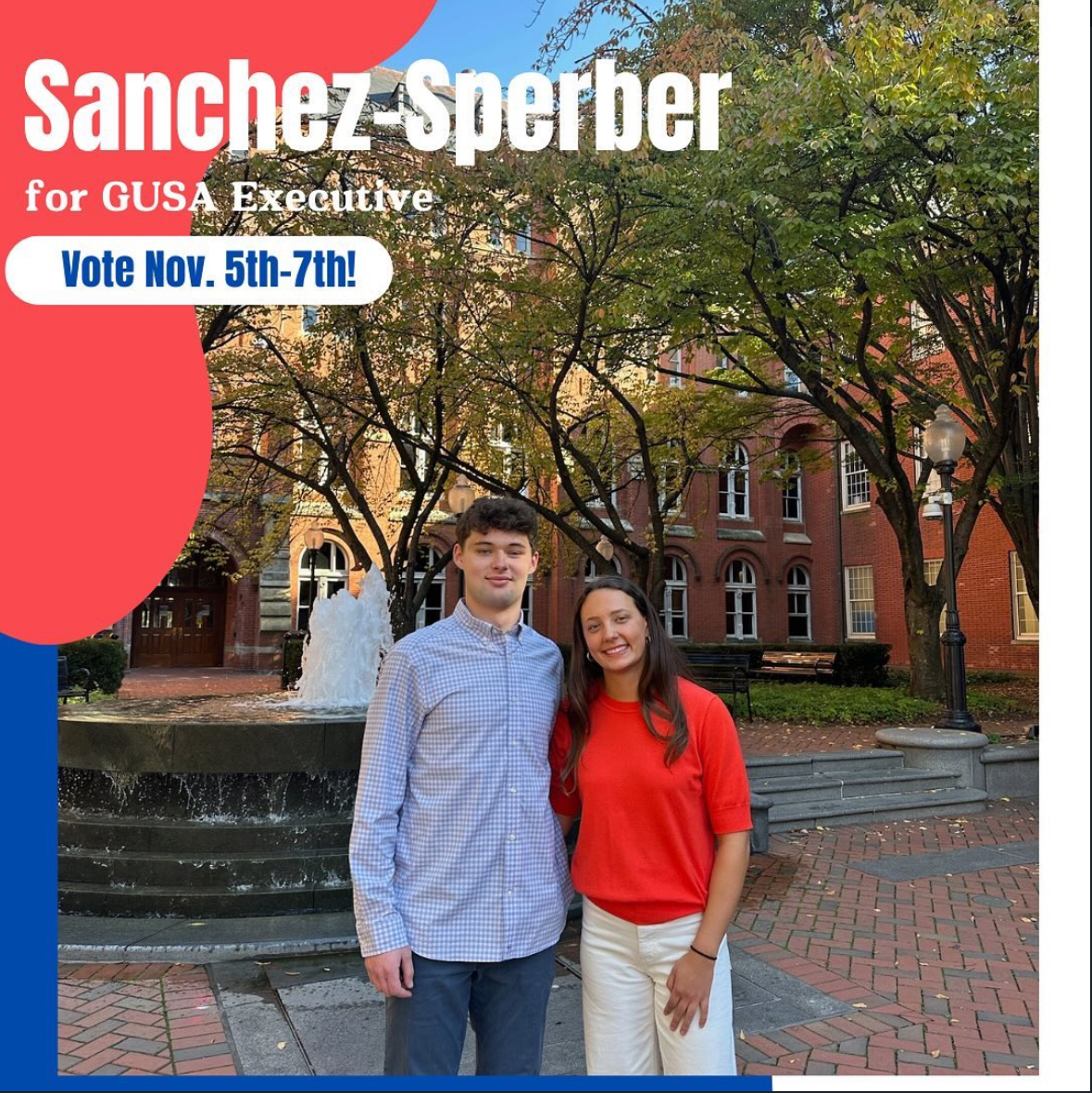 @SANCHEZSPERBER2024/INSTAGRAM | The Hoya sat down with GUSA Executive Candidates Allie Sanchez and Paul Sperber. 