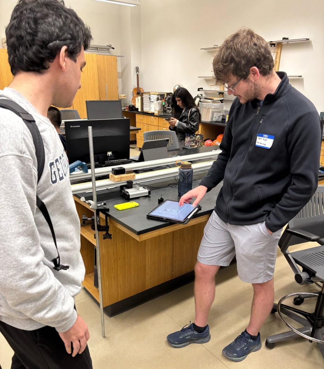 Dev Patel/The Hoya | The Georgetown University physics department welcomed undergraduate students to explore on-campus research opportunities on Oct. 11.