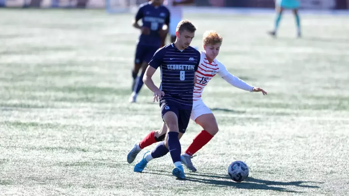 The Georgetown Men's Soccer team fell 2-0 to St. John's Red Storm in a match featuring a faltering Hoya offense. (GUHoyas)
