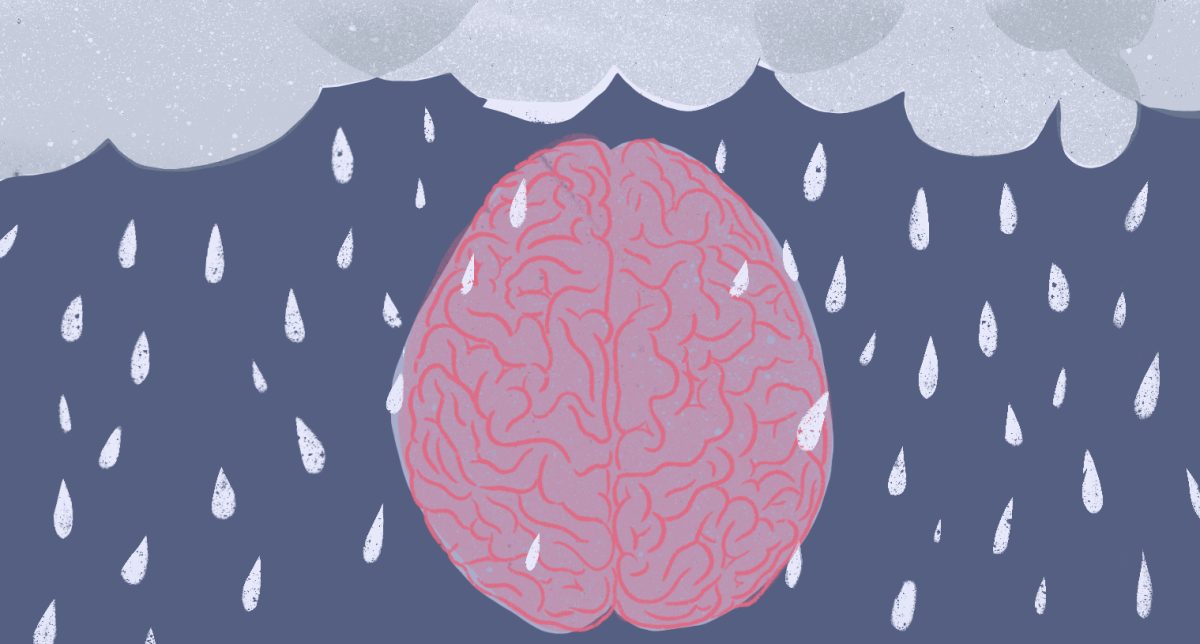 ILLUSTRATION BY: ARIA ZHU/The Hoya | A new study from Georgetown University Medical Center and MedStar Health researchers presented their new discoveries on the factors that cause depression in patients with post-stroke aphasia at the Meeting of the Academy of Aphasia in Japan on Oct. 20.