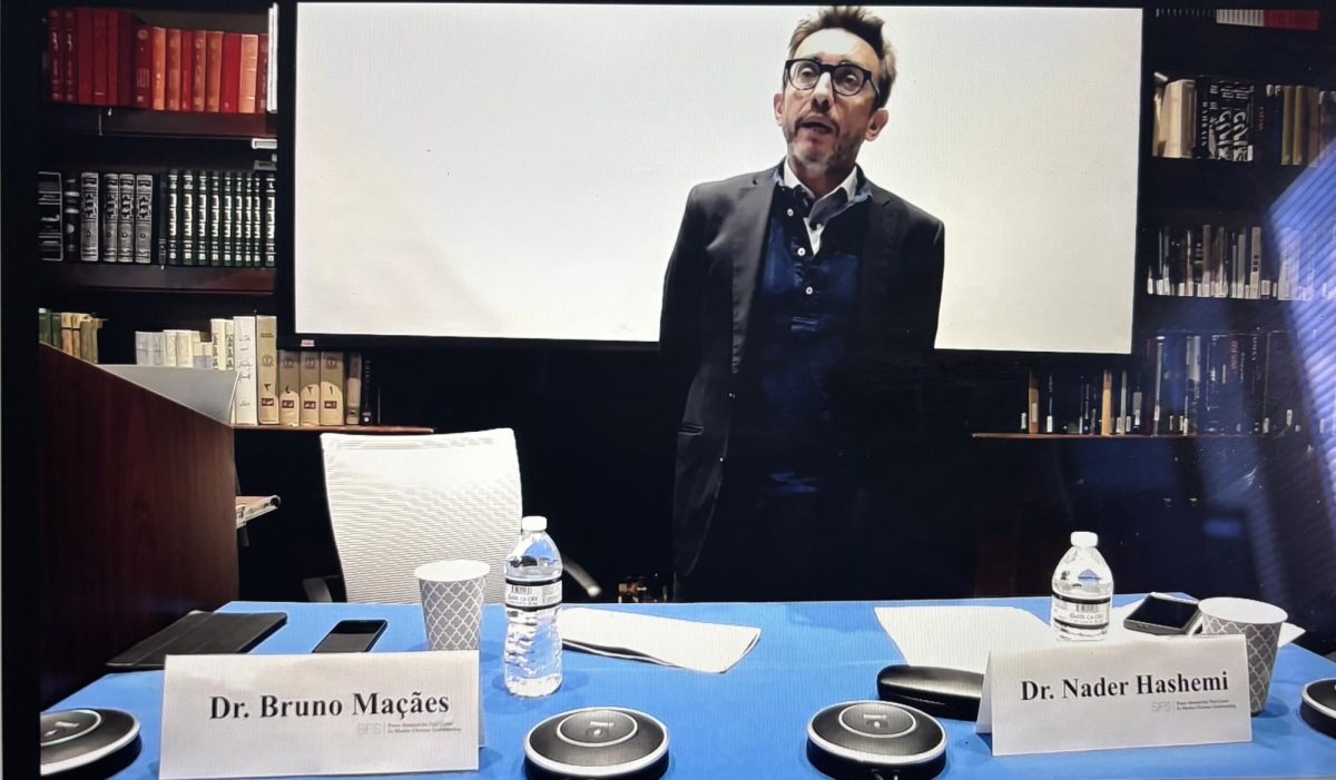 Bruno Maçães, a foreign correspondent and former Portuguese cabinet minister, discussed the intersections between the wars in Gaza and Ukraine in a Dec 2 talk, focusing on both struggles’ receptions on the world stage.