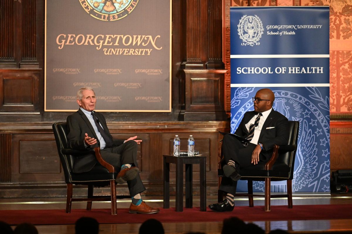 Dr. Anthony Fauci urged students to dedicate their lives to public service based on reflections from his own life and how he drew his success from working with the public and local communities during a talk Jan. 15. 