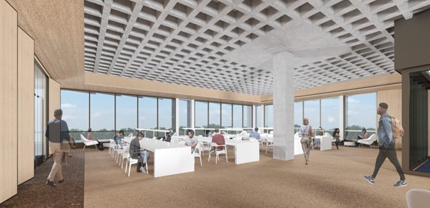 Georgetown University | Lauinger Library’s third floor Pierce Reading Room closed Jan. 14 for a yearlong renovation project that will introduce views of the Potomac River and a new digital lab to the enlarged space, making the popular study spot unavailable until the project’s completion.