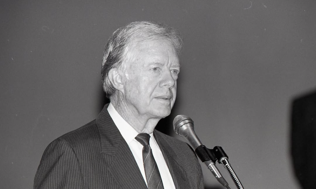 Georgetown students joined thousands to celebrate the life of former President Jimmy Carter Jan. 8 and 9. / @georgetown_sfs