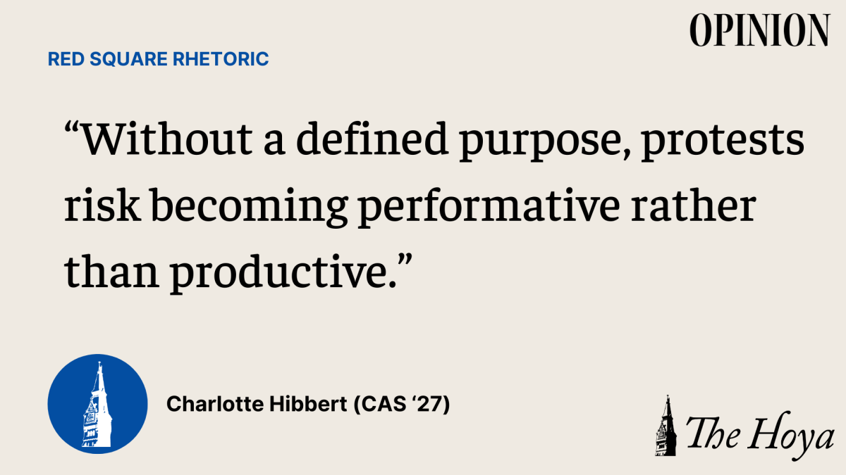 HIBBERT: Protest Productively, Not Performatively