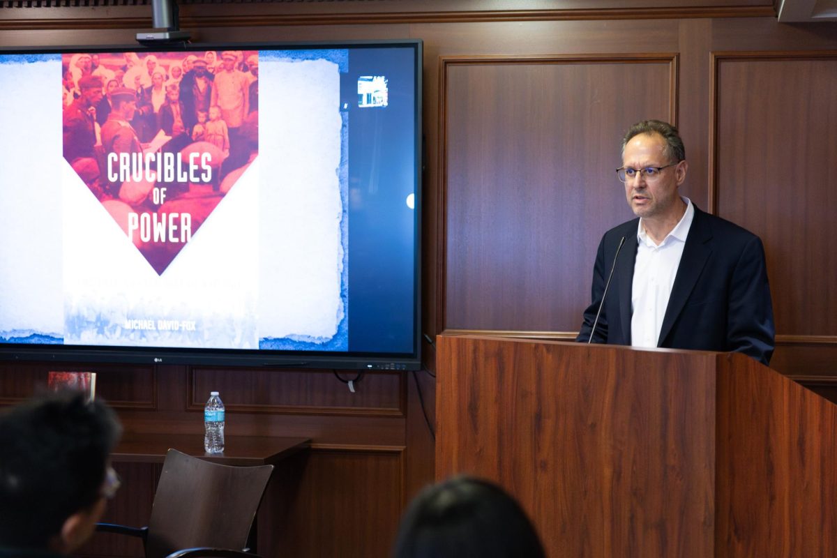 Courtesy of Georgetown University | A professor in the School of Foreign Service presented his new book on the Smolensk region of Russia, which fell under both Soviet and Nazi control during World War II, at an event Feb. 13.