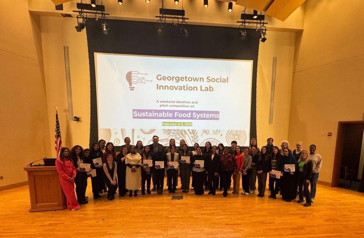 Three student teams of undergraduate and graduate students won cash prizes for projects supporting sustainable food systems in a social-impact focused venture pitch competition Feb. 8 and 9. 