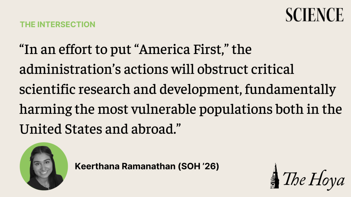 In this installment of her column "The Intersection", Keerthana Ramanathan (SOH '26) discusses impending changes to global health priorities and realities that will result from massive funding cuts enacted by President Trump's administration.