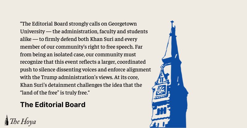 EDITORIAL: Protect Free Speech, Support Khan Suri