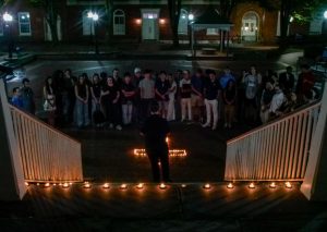 Georgetown University students grappled with growing political violence across the United States, including organizing a vigil for conservative activist Charlie Kirk, who was assassinated Sept. 10.