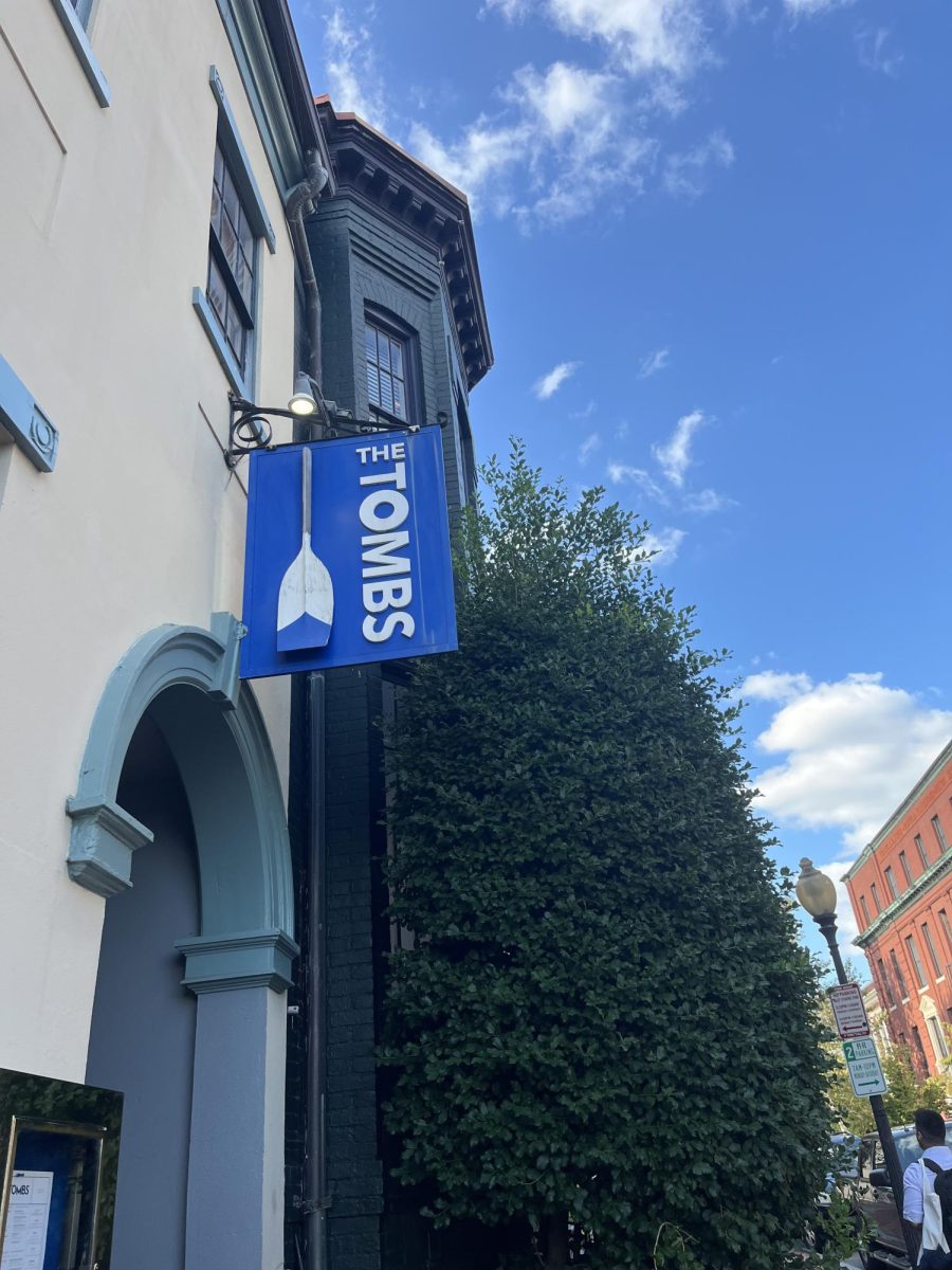 Ruth Abramovitz/The Hoya | Students pushed back on a new fee at The Tombs, a restaurant and bar at the heart of the Gerogetown community. 