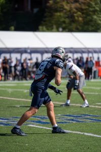 Senior wide receiver Jimmy Kibble appeared on "Jimmy Kimmel Live!" Oct. 9, following a last-second hail mary catch in the Hoyas' 27-24 homecoming win over Morgan State University.