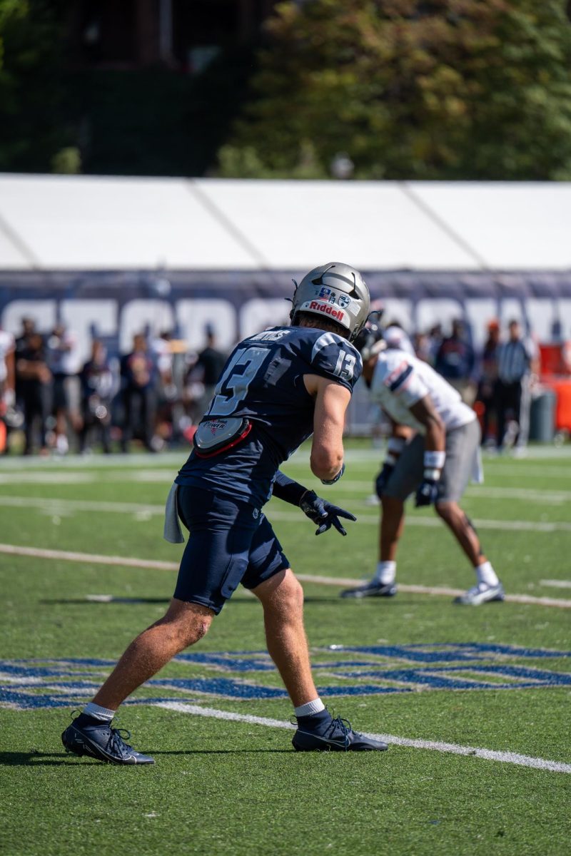 Senior wide receiver Jimmy Kibble appeared on "Jimmy Kimmel Live!" Oct. 9, following a last-second hail mary catch in the Hoyas' 27-24 homecoming win over Morgan State University.