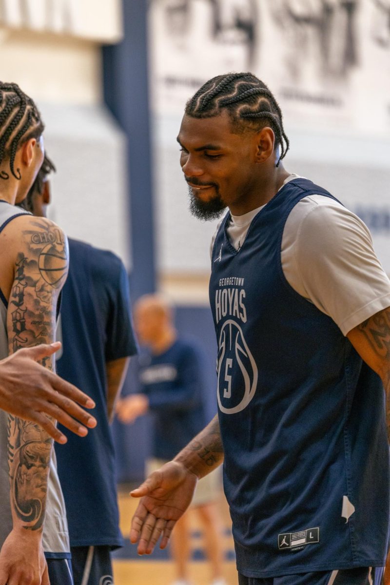 Junior guard KJ Lewis joined the Hoyas as a transfer after two years at Arizona, and he is already turning heads — including making the preseason all-Big East second team.
