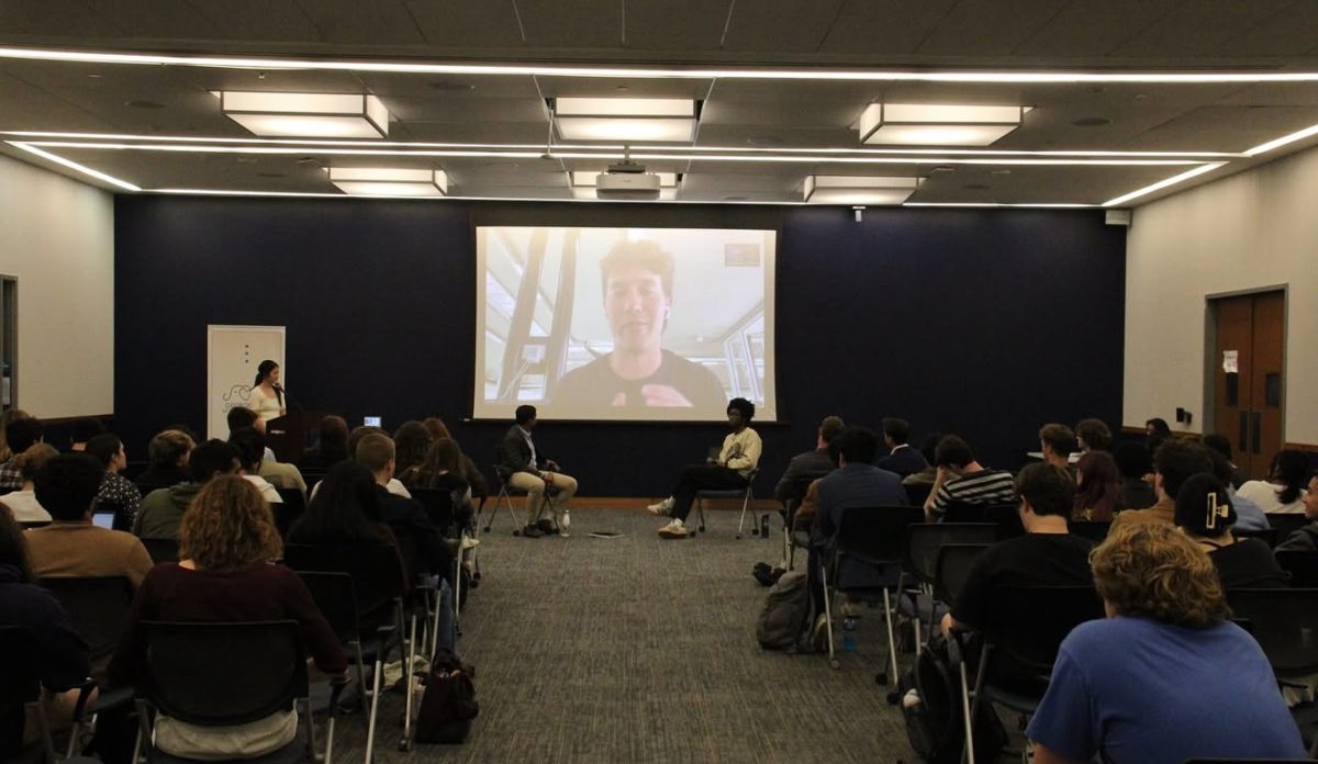 Candidates for Georgetown University Student Association (GUSA) president and vice president discussed their platforms on student life, funding and campus advocacy at a town hall Oct 15. (@bipartisanhoyas/Instagram).