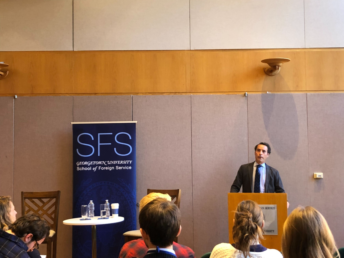 An international military official advocated for ongoing transatlantic military cooperation during a Georgetown University event on Oct. 21.