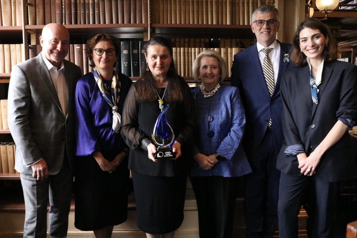 The Georgetown Institute for Women, Peace and Security honored Oksana Markarova, the outgoing Ukrainian ambassador to the United States, with its 2025 global trailblazer award, during a private luncheon Sept. 30.