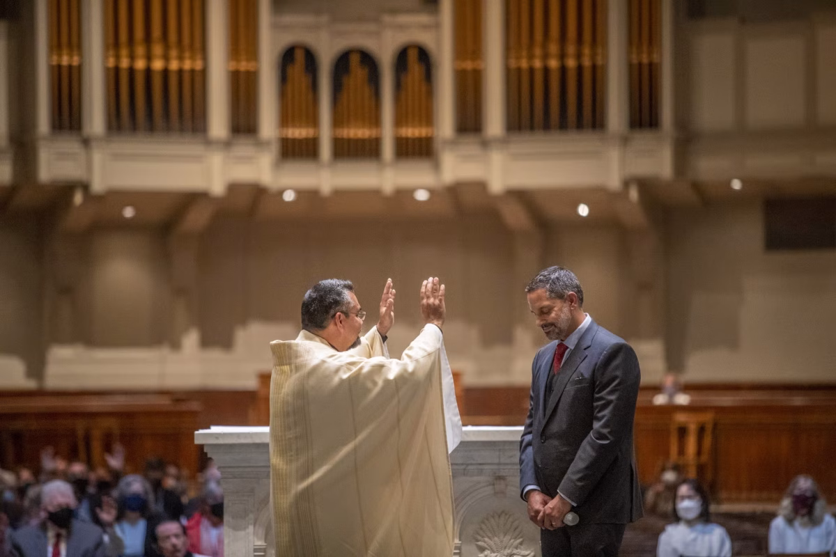 Yosef Kalinko/Courtesy of Georgetown University | Eduardo M. Peñalver, Georgetown Univeristy's incoming president, boasts a decades-long career in legal academia and Jesuit higher education. 
