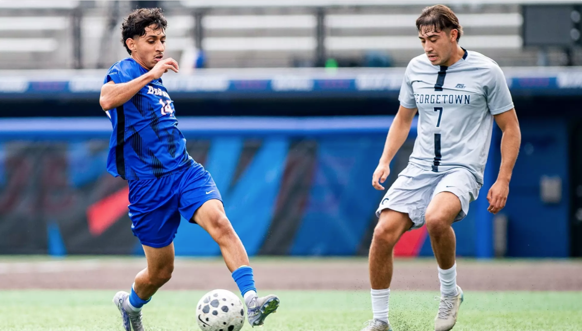 Georgetown men's soccer remained unbeaten in conference play, as they shut out DePaul.