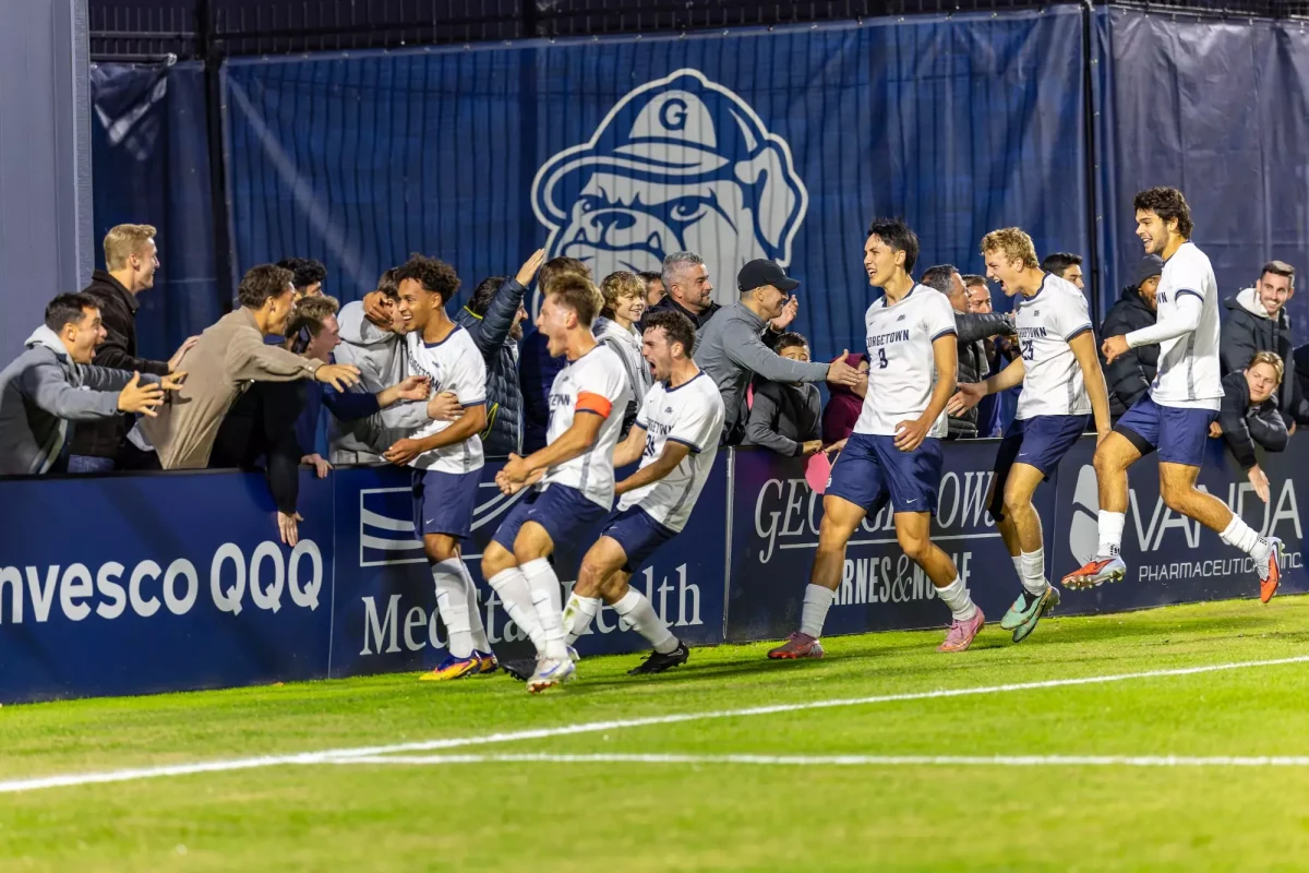The Georgetown men's soccer team kept rolling, taking down Villanova University as they continue to climb to the top of the Big East and national rankings.