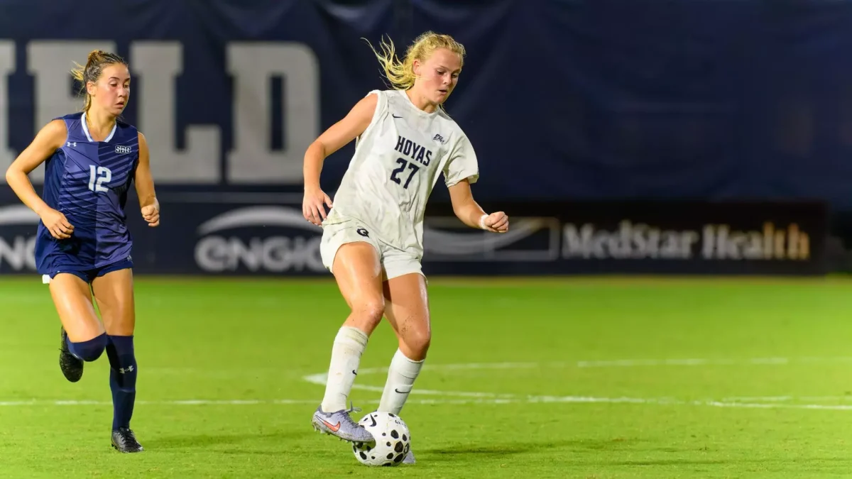 The No. 15 Georgetown women's soccer team tallied their fifth Big East win of the season in a 4-0 shutout at St. John's University Oct. 4.