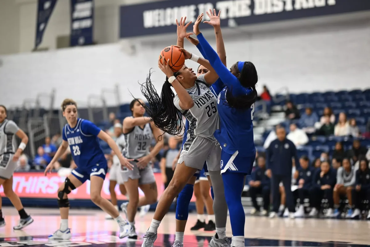 Georgetown women's basketball were more competitive than last time out, but still fell to Seton Hall.