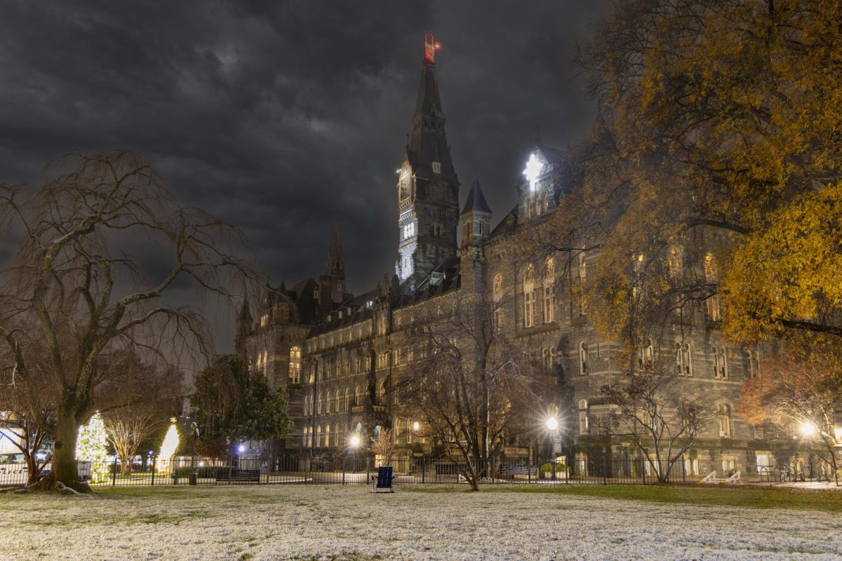 Georgetown University’s College of Arts & Sciences Dean David Edelstein addressed the College's main priorities, such as safeguarding the community and dealing with budget constraints, at a Feb. 7 town hall with faculty and staff.