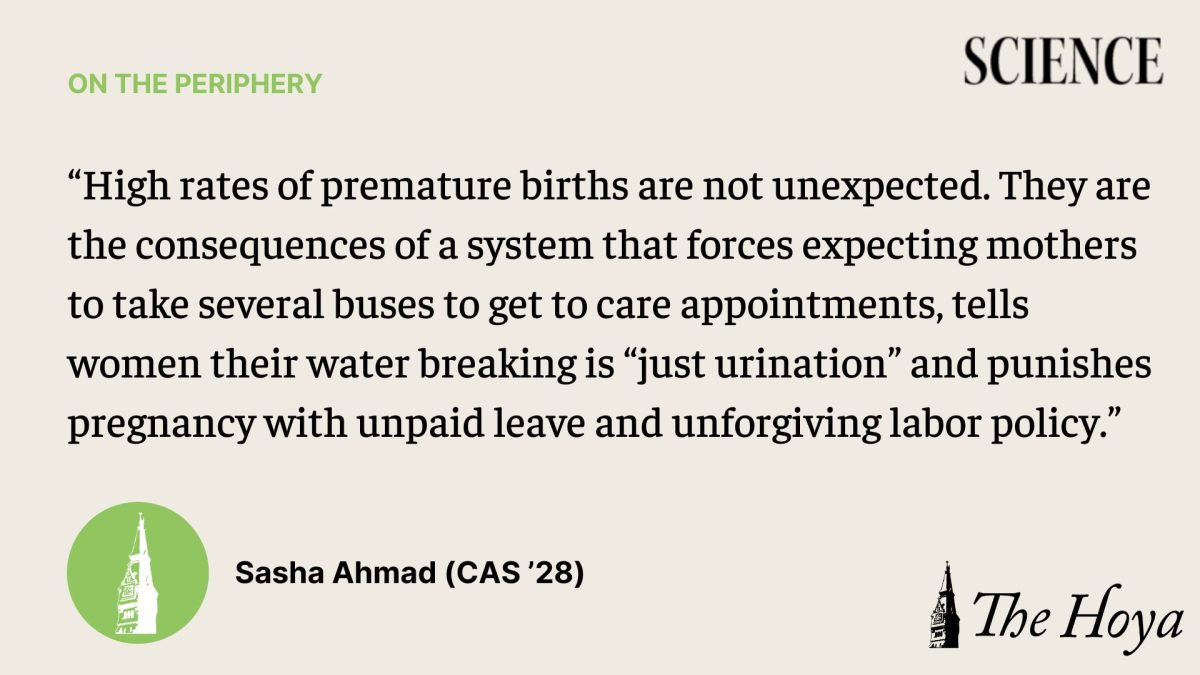 ON THE PERIPHERY | The Nation’s Capital Receives An F on Preterm Births