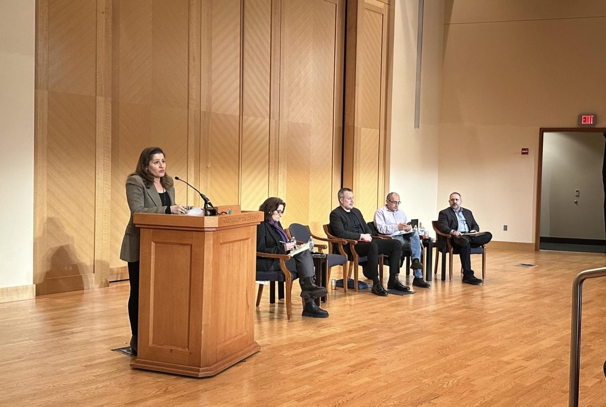A panel of experts on politics in the Middle East discussed U.S. and Israeli involvement in the ongoing Iran War at a March 23 event.