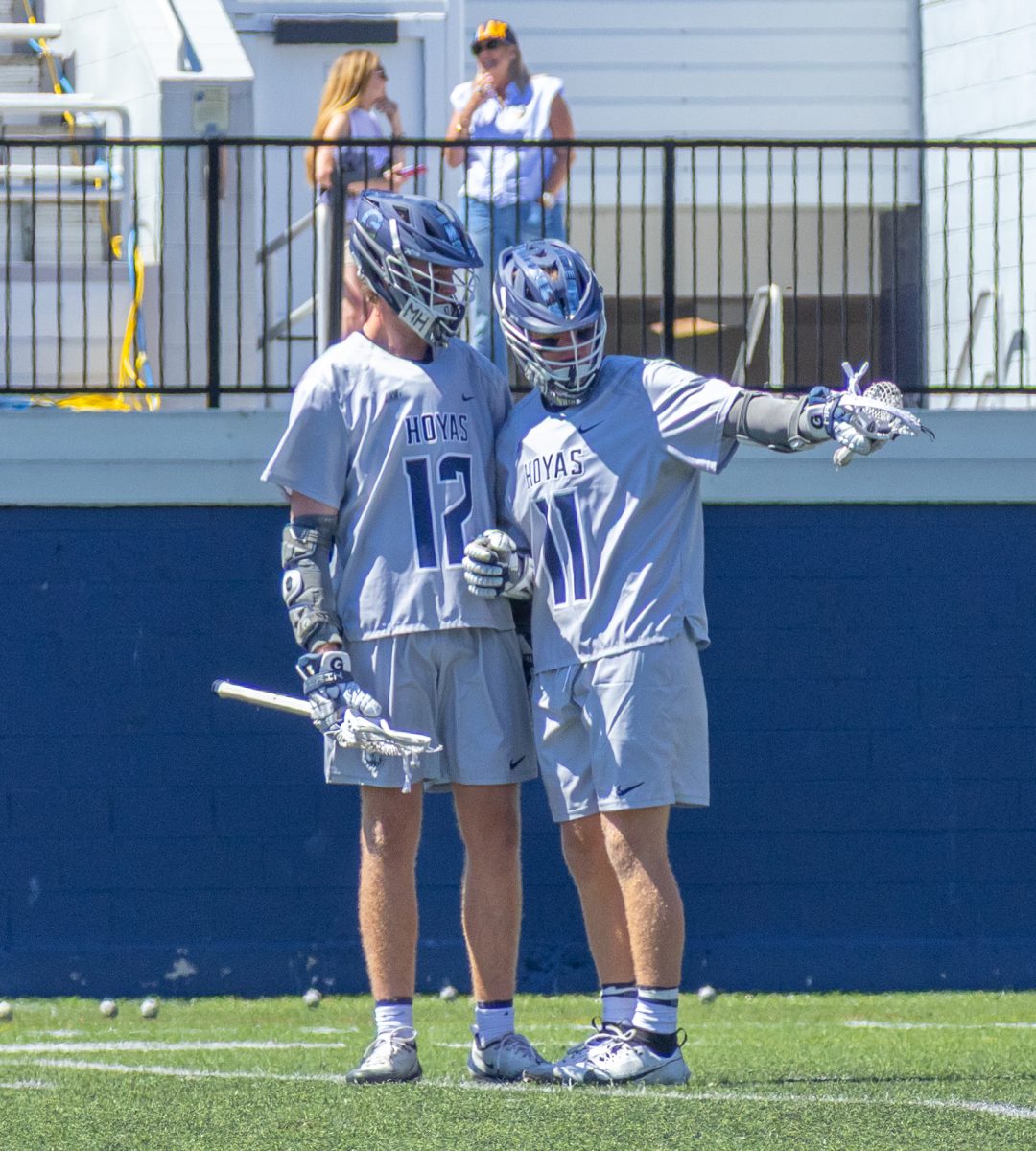 Rory (right) and Liam Connor (left) are brothers and have spent most of their lacrosse-playing lives on the same team.