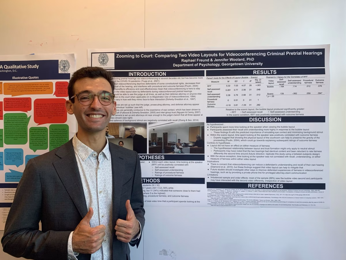 The University of Cambridge awarded their prestigious postgraduate research scholarship to an alumnus of the Georgetown University psychology department April 6.